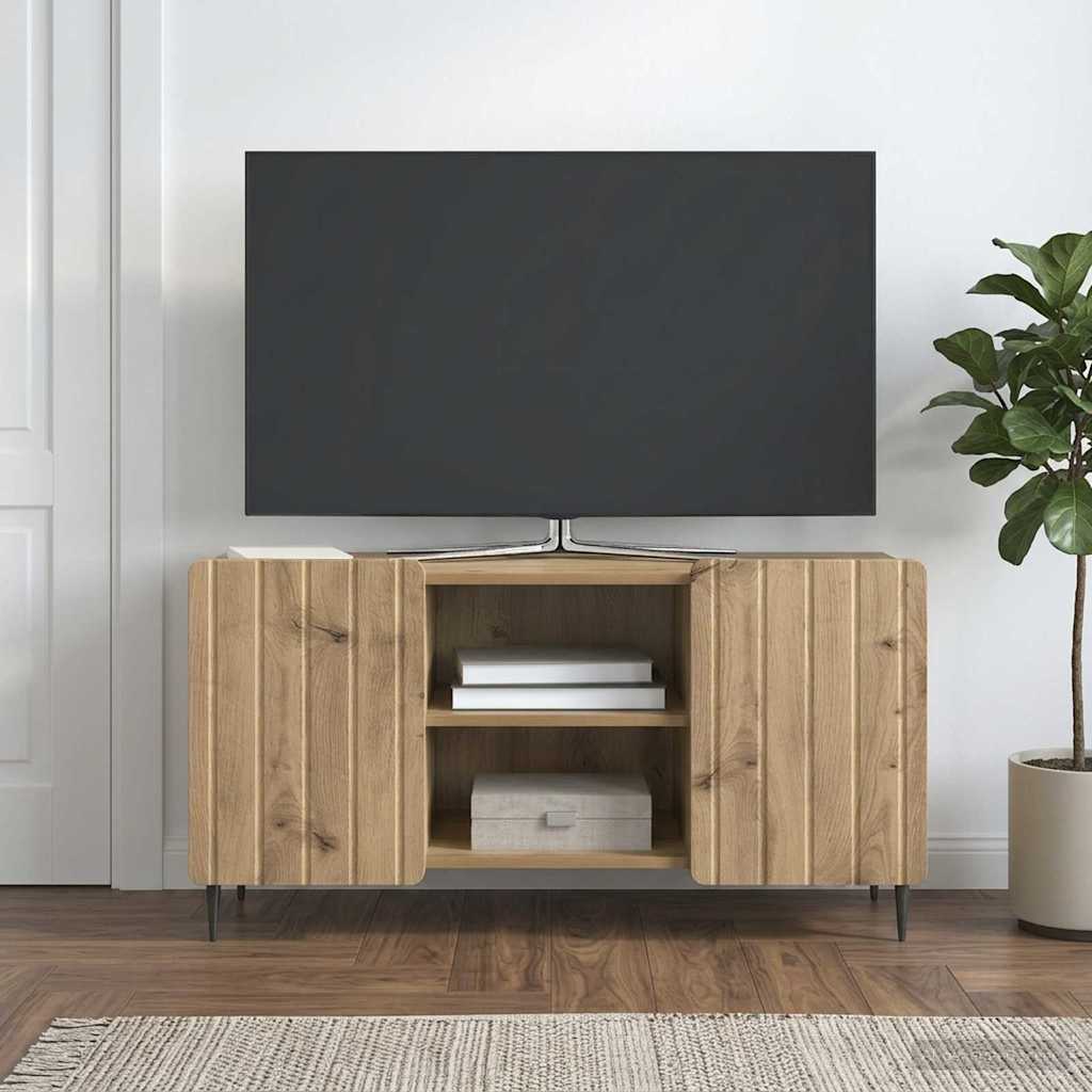 TV Cabinet 102 x 34.5 x 52 cm Artisan Oak Engineered Wood