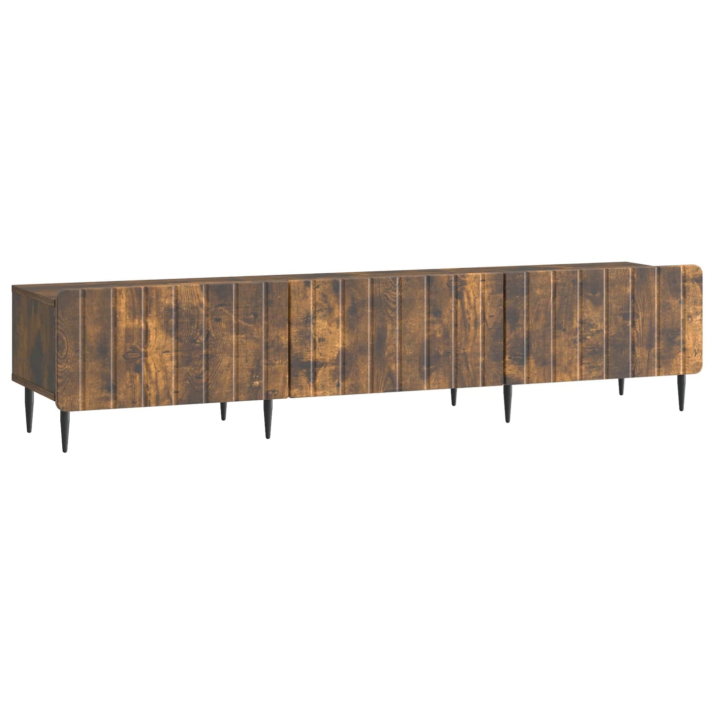 TV Cabinet Smoked Oak 147 x 34.5 x 32 cm Engineered Wood
