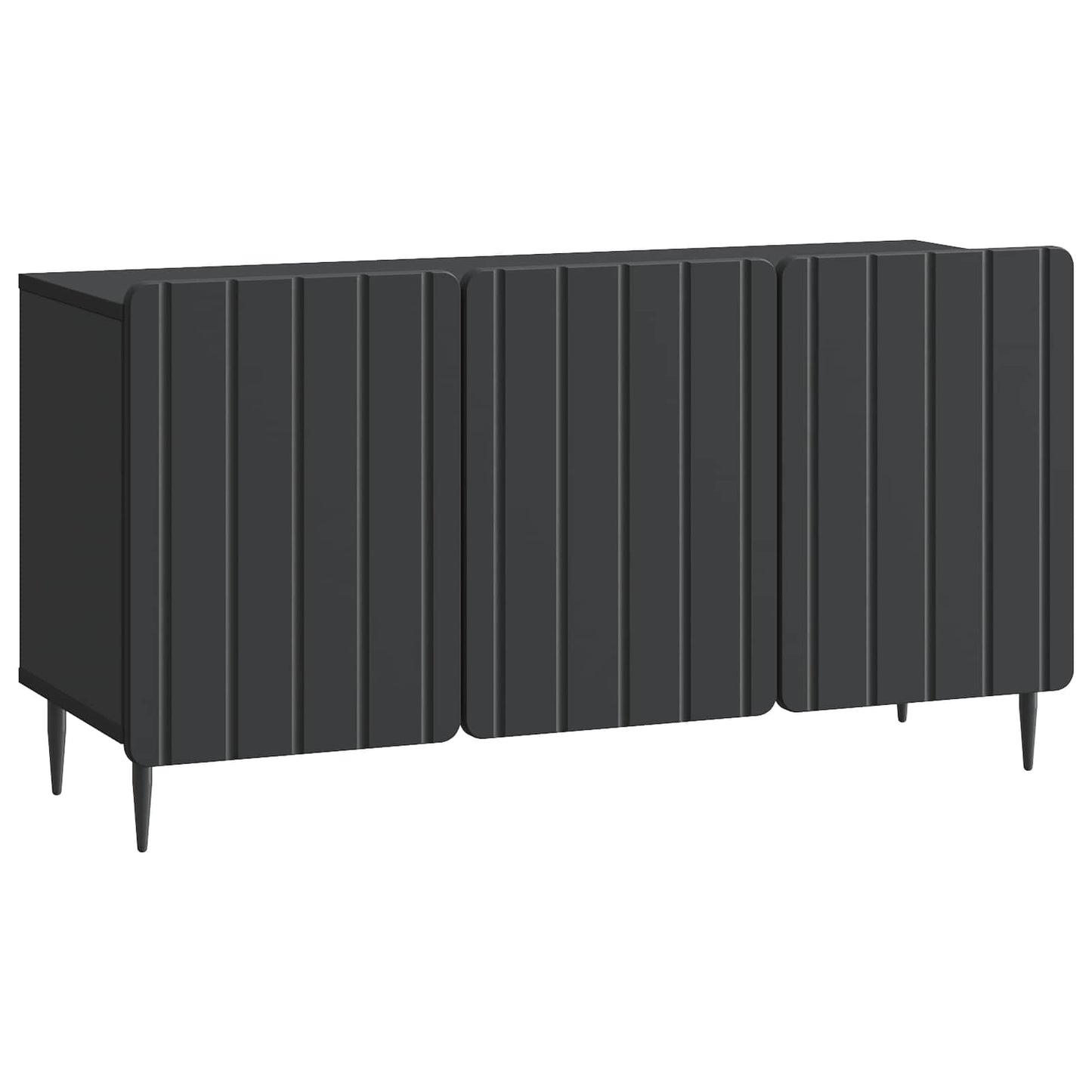TV Cabinet 99 x 34.5 x 52 cm Black Engineered Wood