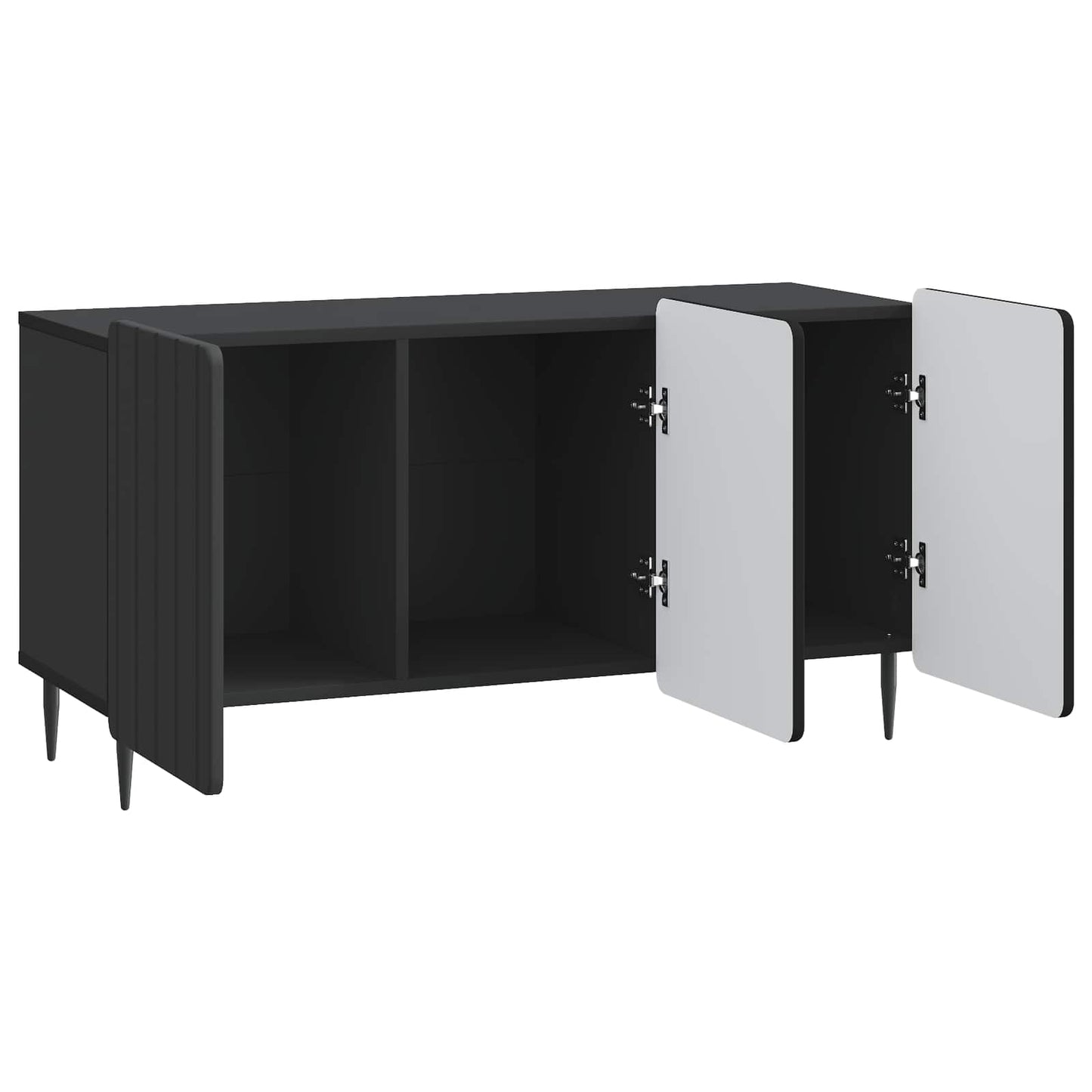 TV Cabinet Black 99 x 34.5 x 52 cm Engineered Wood