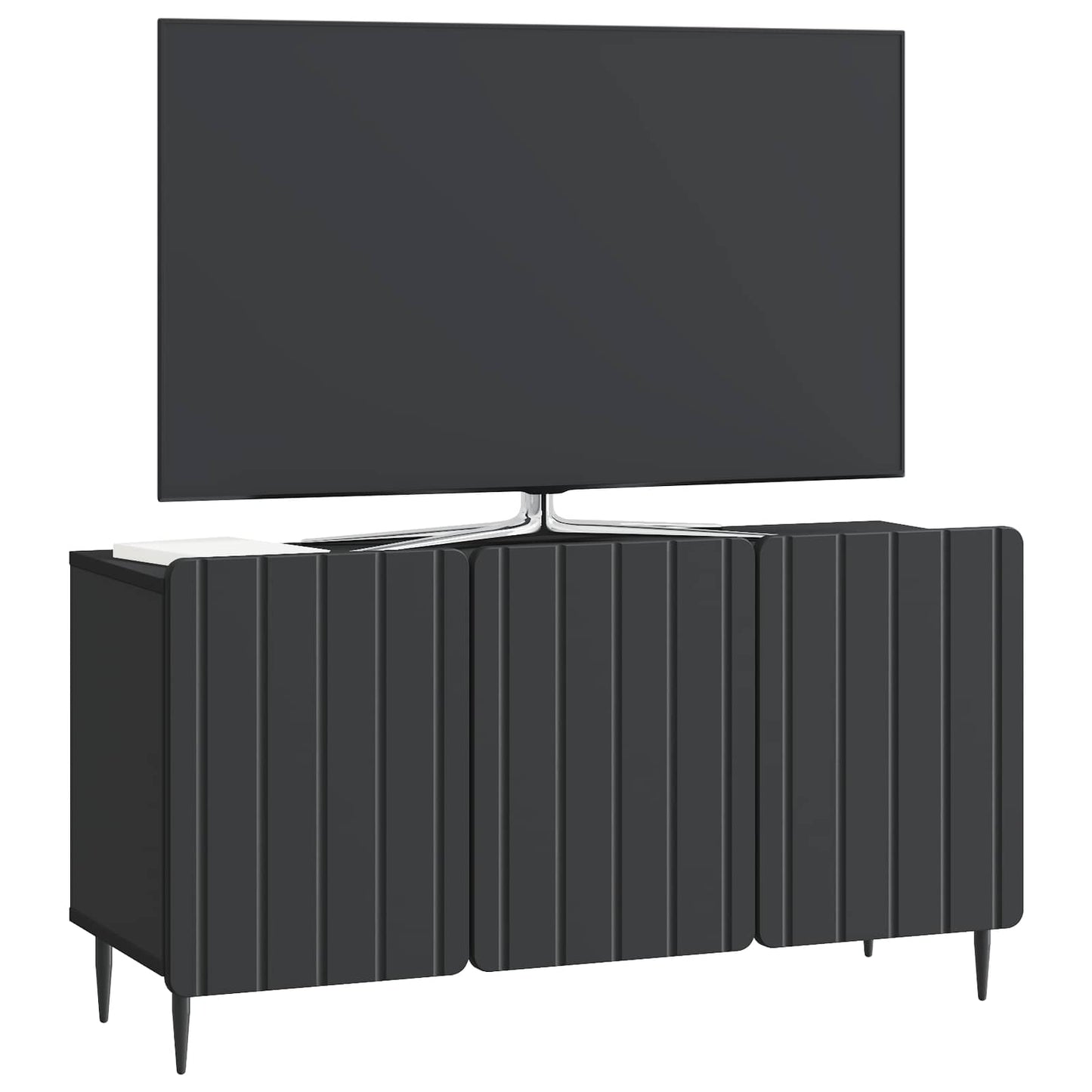 TV Cabinet Black 99 x 34.5 x 52 cm Engineered Wood