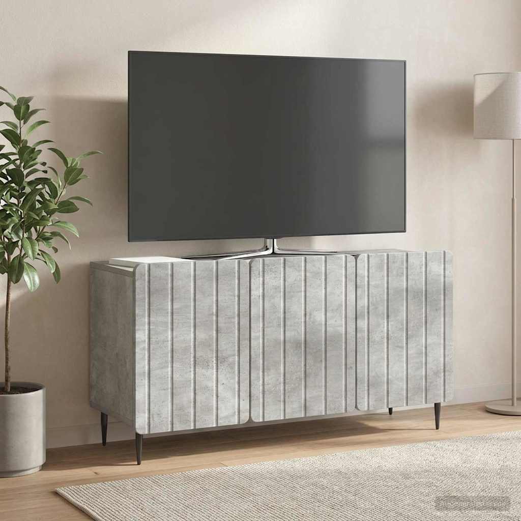 TV Cabinet Concrete Grey 99 x 34.5 x 52 cm Engineered Wood