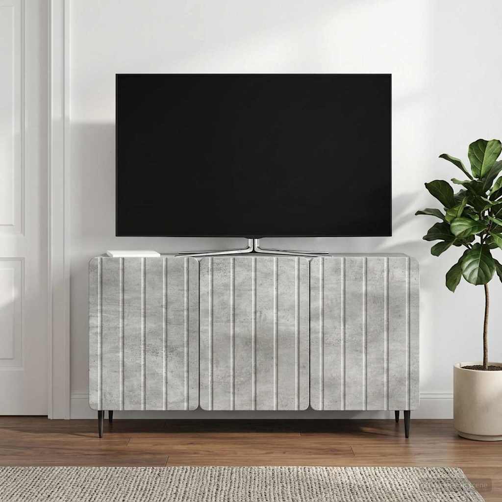 TV Cabinet Concrete Grey 99 x 34.5 x 52 cm Engineered Wood