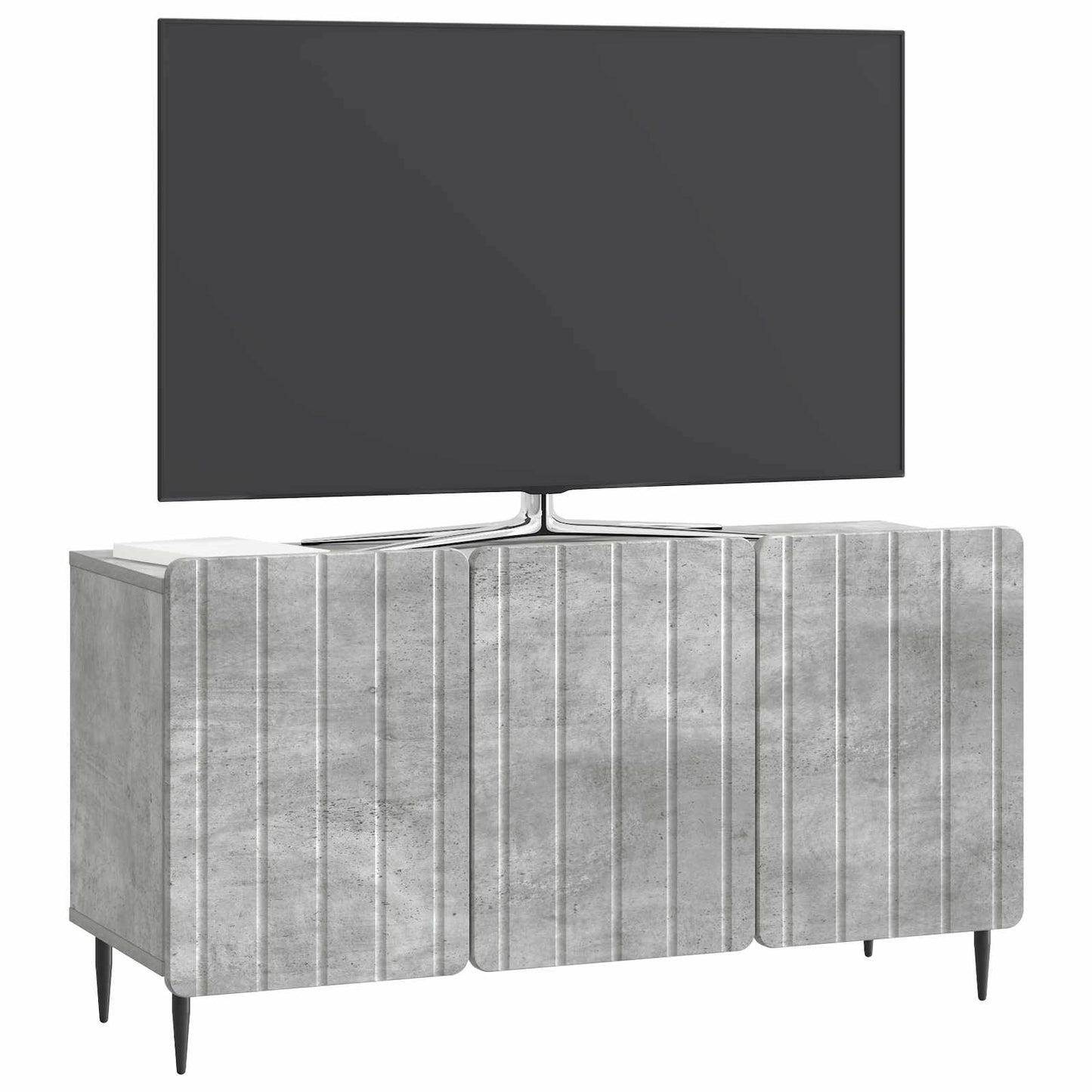 TV Cabinet Concrete Grey 99 x 34.5 x 52 cm Engineered Wood