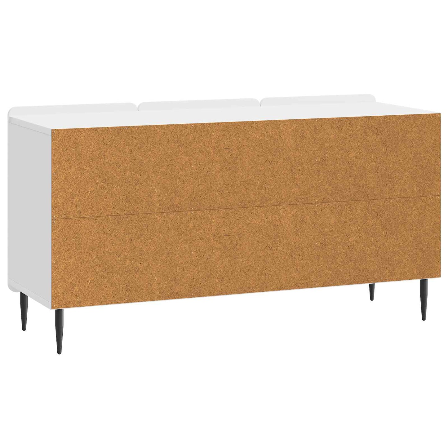 TV Cabinet High Gloss White 99 x 34.5 x 52 cm Engineered Wood