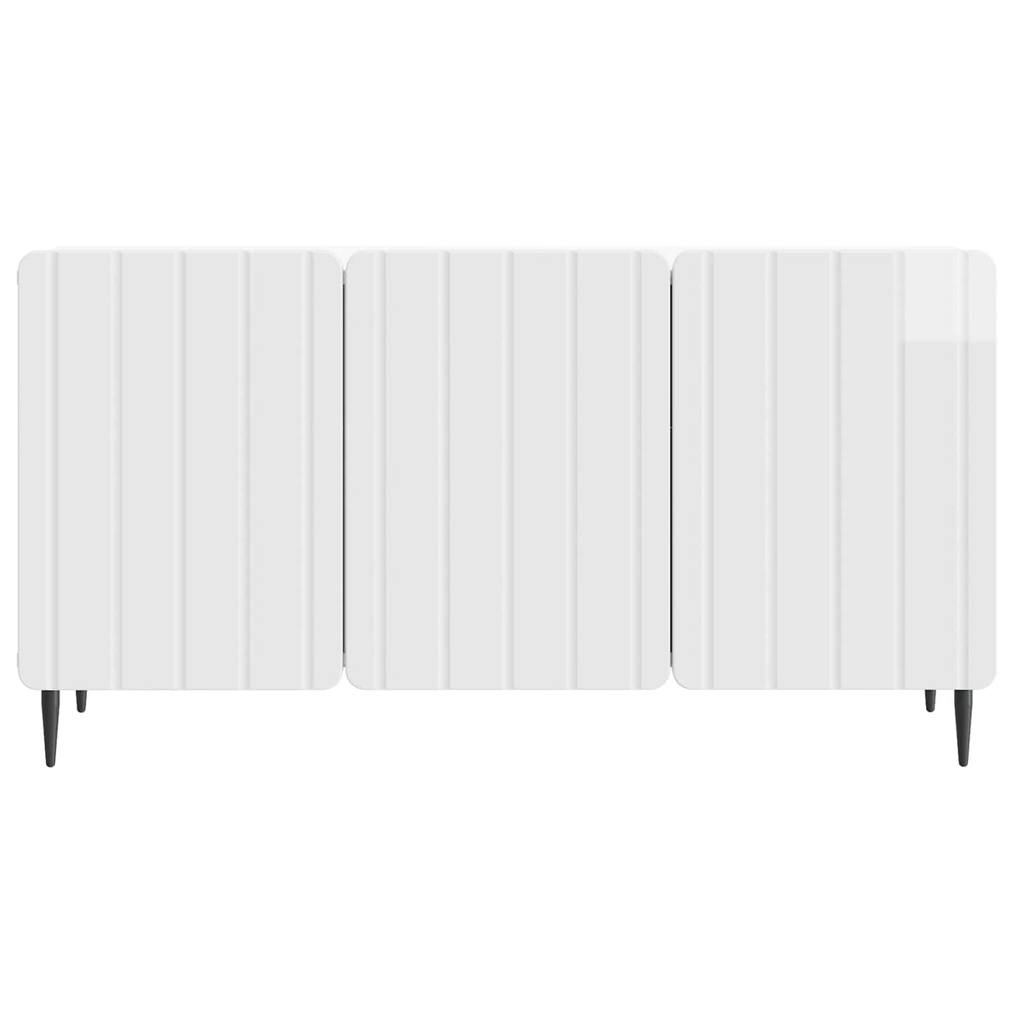 TV Cabinet High Gloss White 99 x 34.5 x 52 cm Engineered Wood