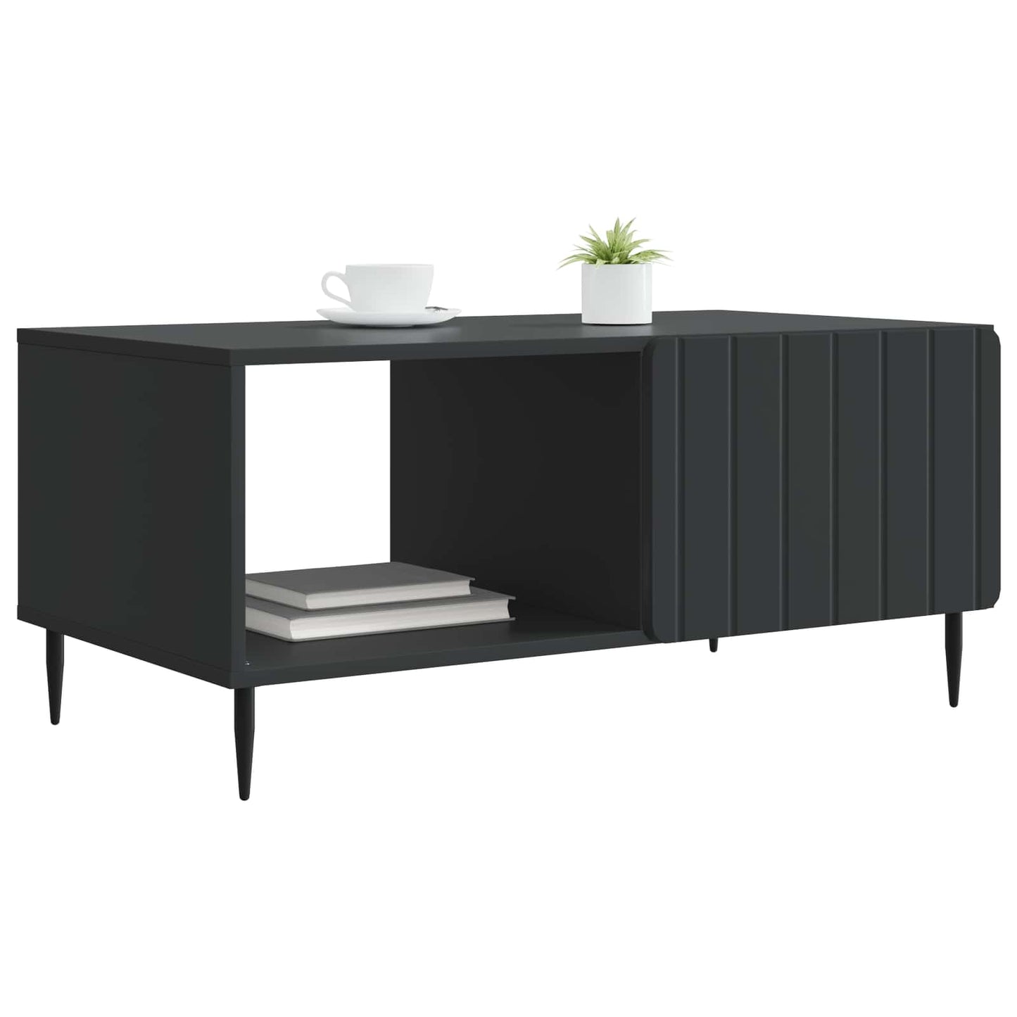Coffee Table Black 90 x 50 x 40 cm Engineered Wood