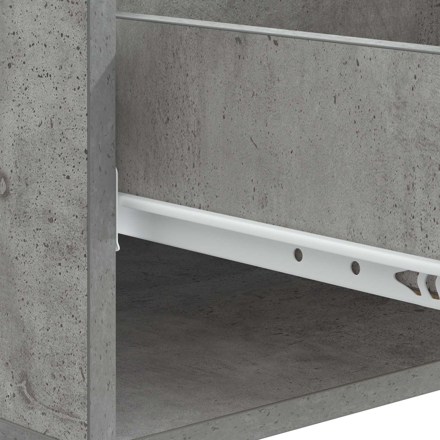 Coffee Table Concrete Grey 49 x 50 x 42 cm Engineered Wood
