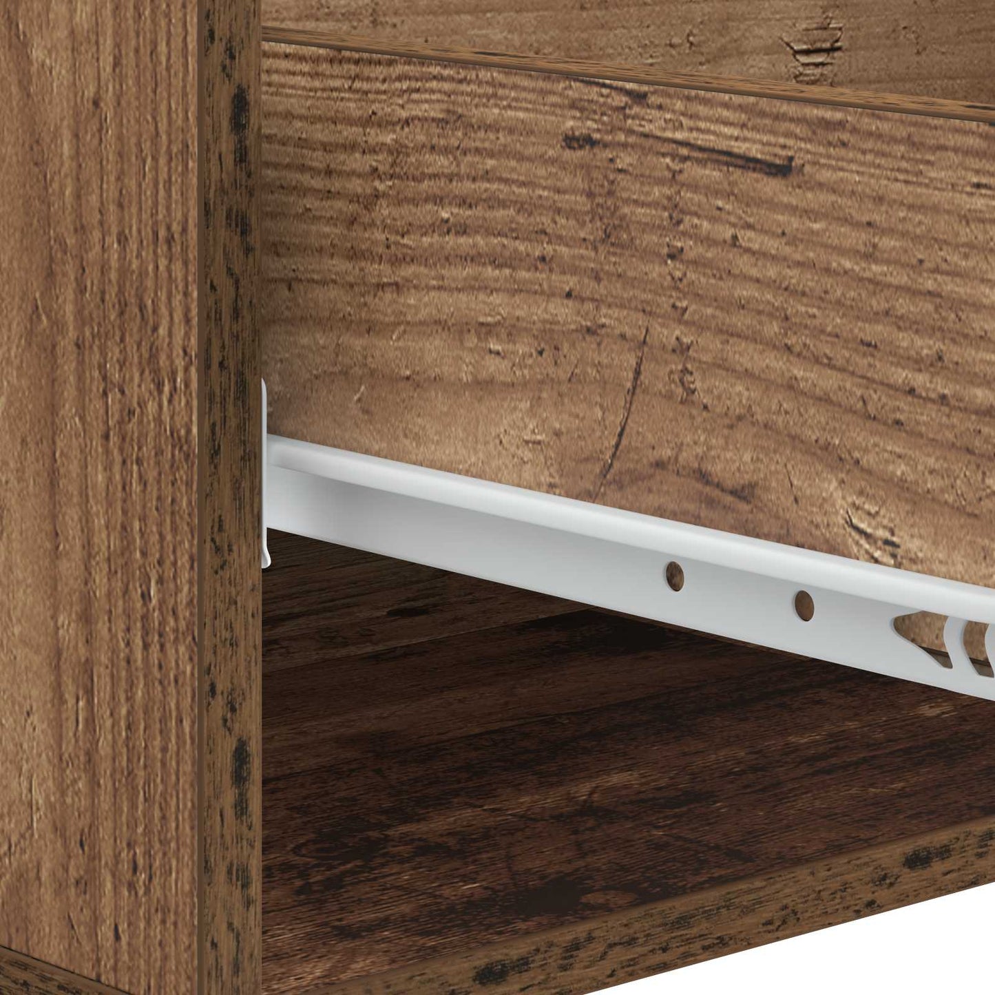 Coffee Table Old Wood 49 x 50 x 42 cm Engineered Wood