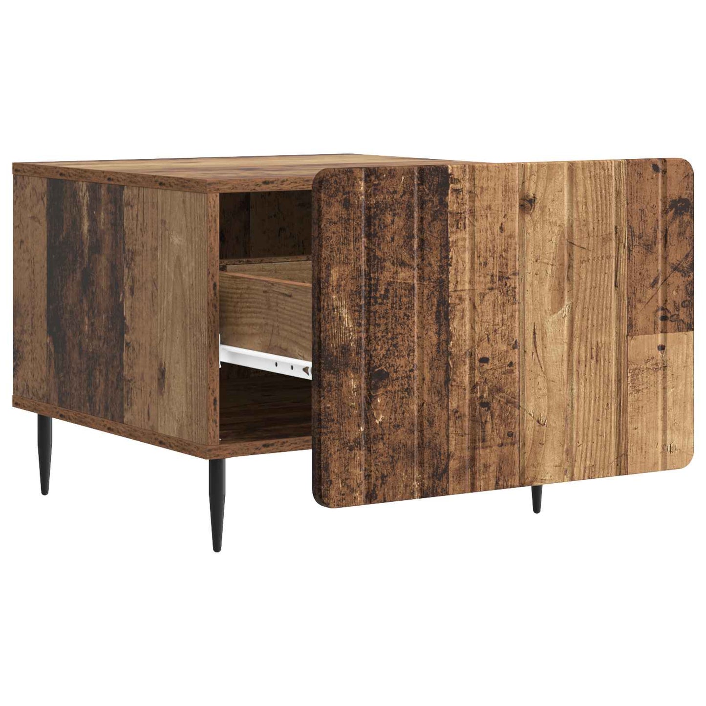 Coffee Table Old Wood 49 x 50 x 42 cm Engineered Wood