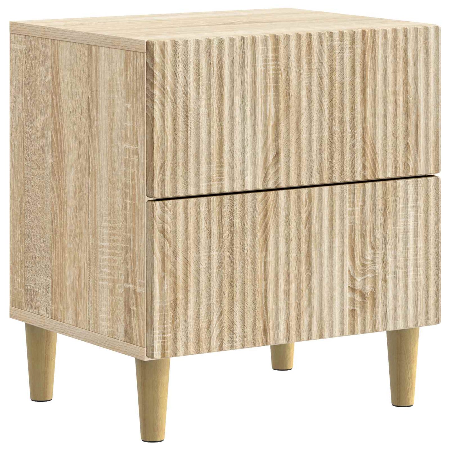 Bedside Cabinet with Drawer 2 pcs Sonoma Oak 43 x 34.5 x 48 cm