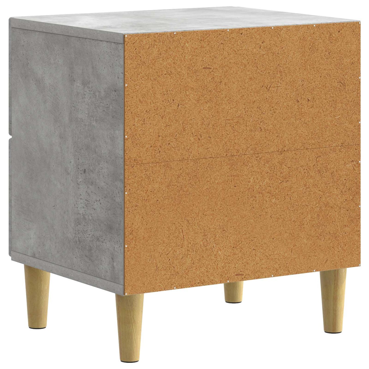 Bedside Cabinet Concrete Grey 43 x 34.5 x 48 cm Engineered Wood