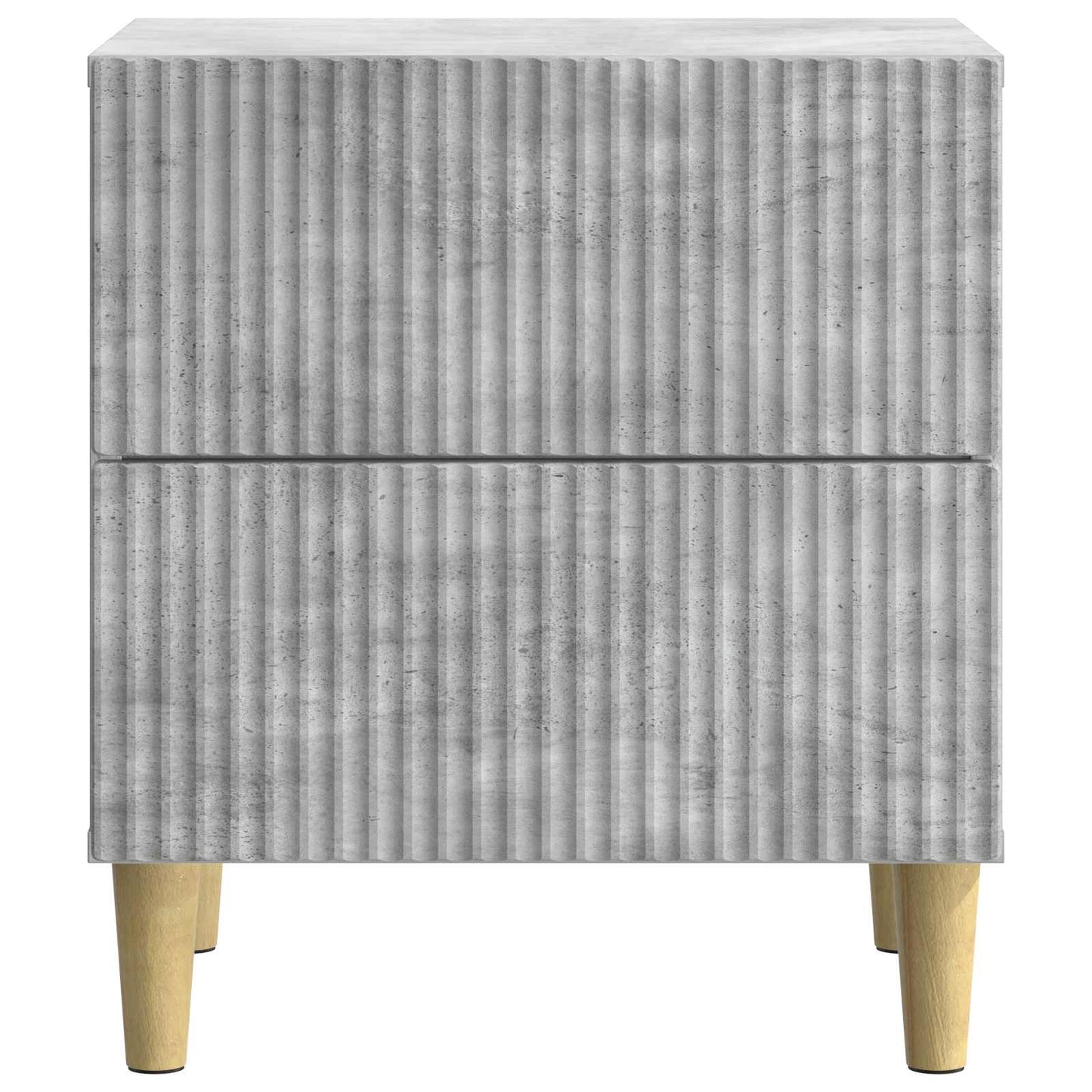 Bedside Cabinet Concrete Grey 43 x 34.5 x 48 cm Engineered Wood