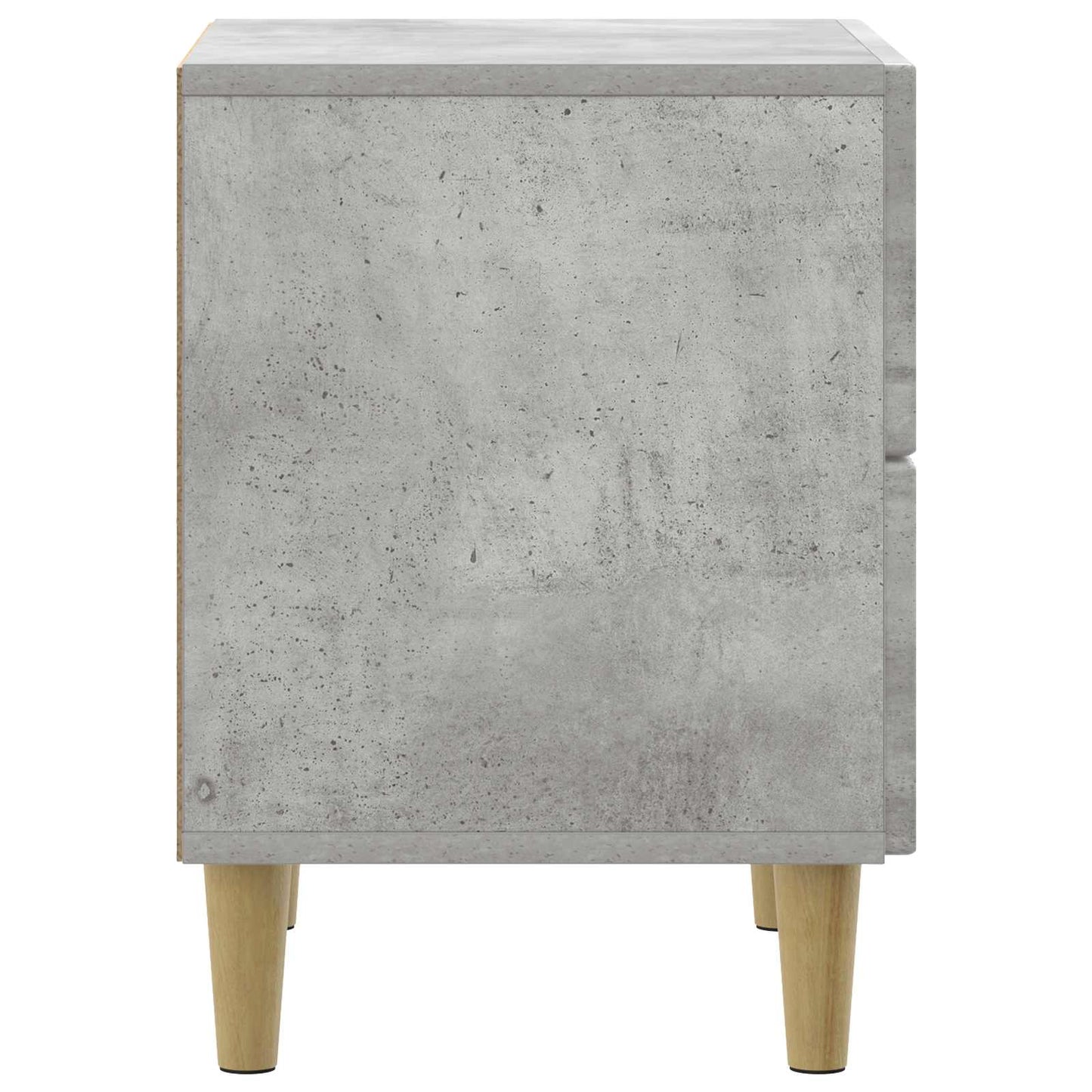 Bedside Cabinet 2 pcs Concrete Grey 43 x 34.5 x 48 cm