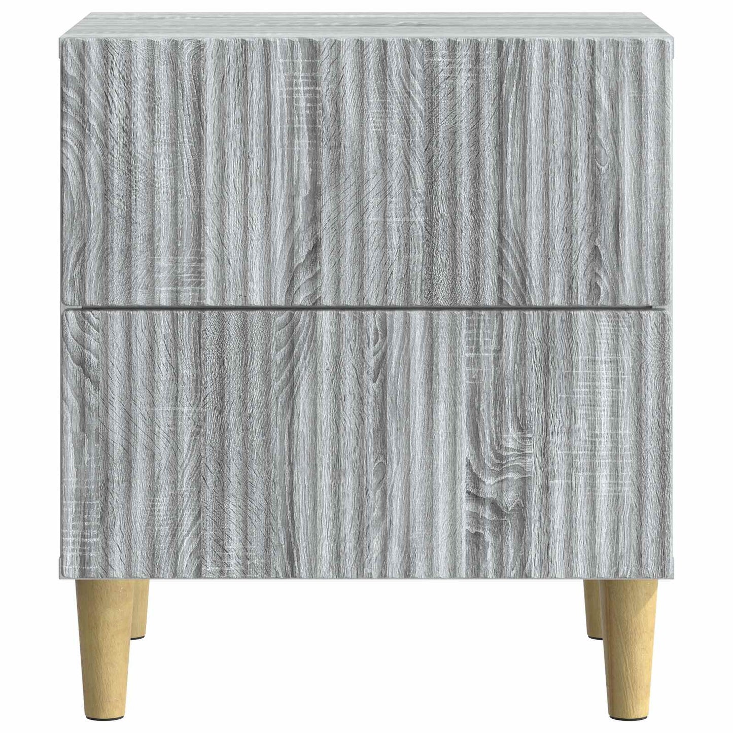 Bedside Cabinet with Drawer 2 pcs Grey Sonoma 43 x 34.5 x 48 cm