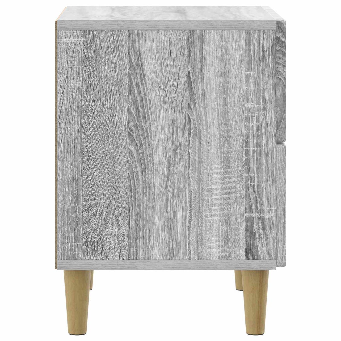 Bedside Cabinet with Drawer 2 pcs Grey Sonoma 43 x 34.5 x 48 cm
