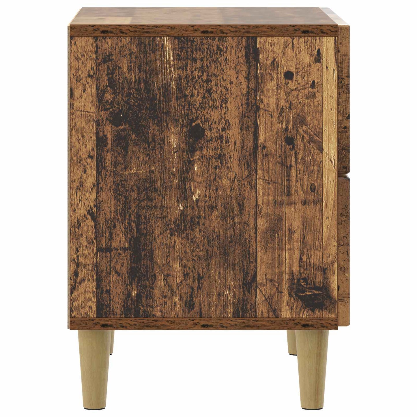 Bedside Cabinet 2 pcs Old Wood 43 x 34.5 x 48 cm