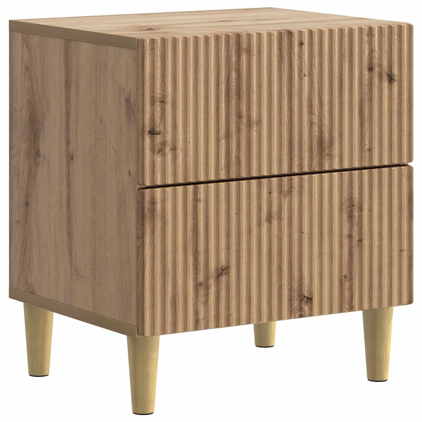 Bedside Cabinet with Drawer 2 pcs Artisan Oak 43 x 34.5 x 48 cm