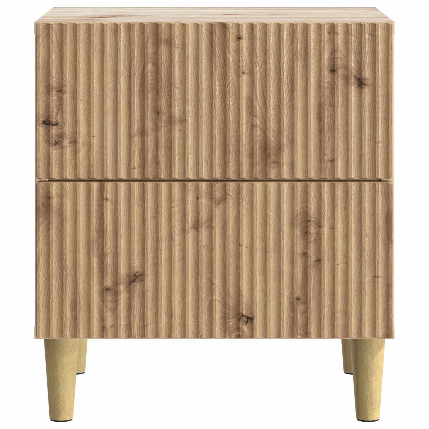 Bedside Cabinet with Drawer 2 pcs Artisan Oak 43 x 34.5 x 48 cm