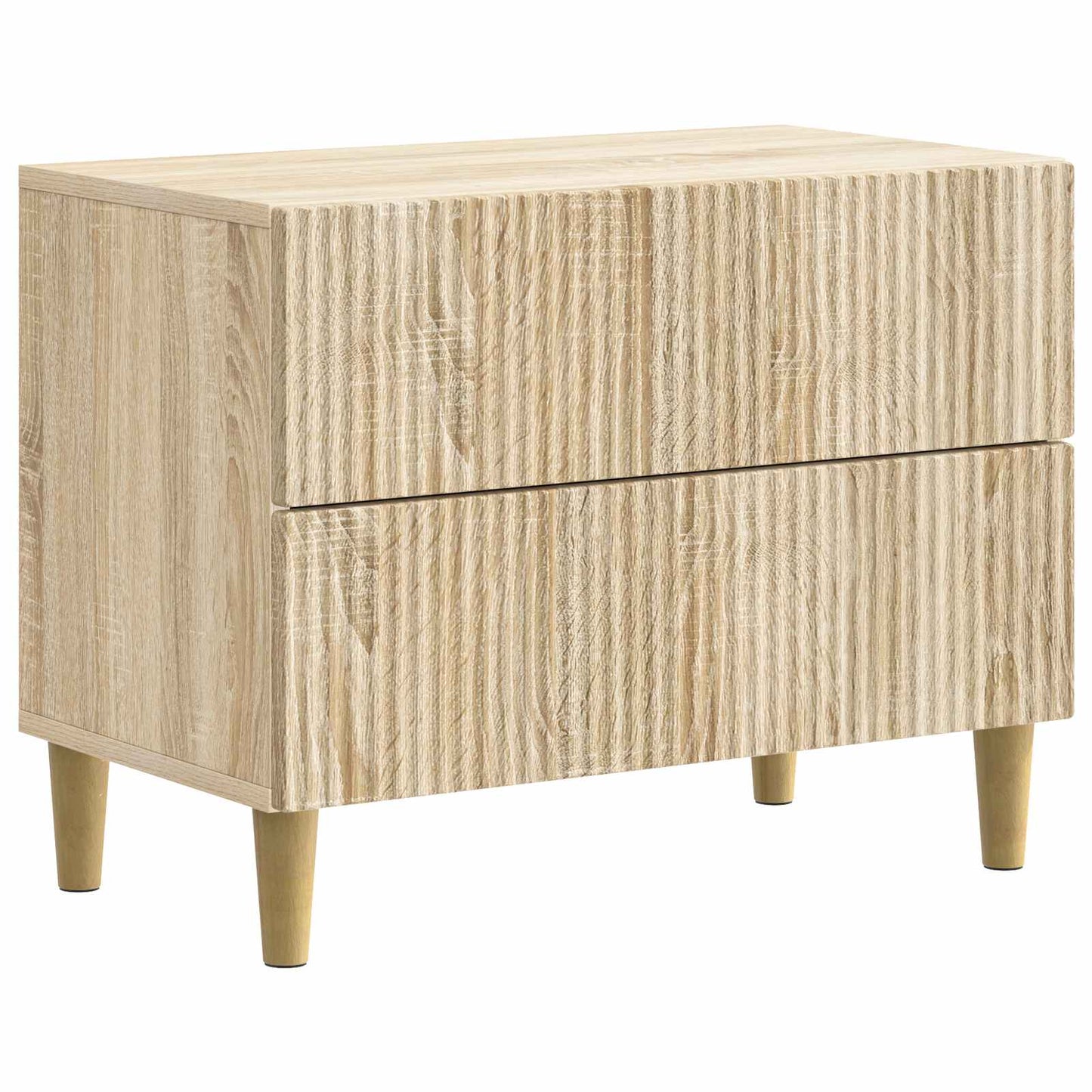 Bedside Cabinet Sonoma Oak 62 x 34.5 x 48 cm Engineered Wood