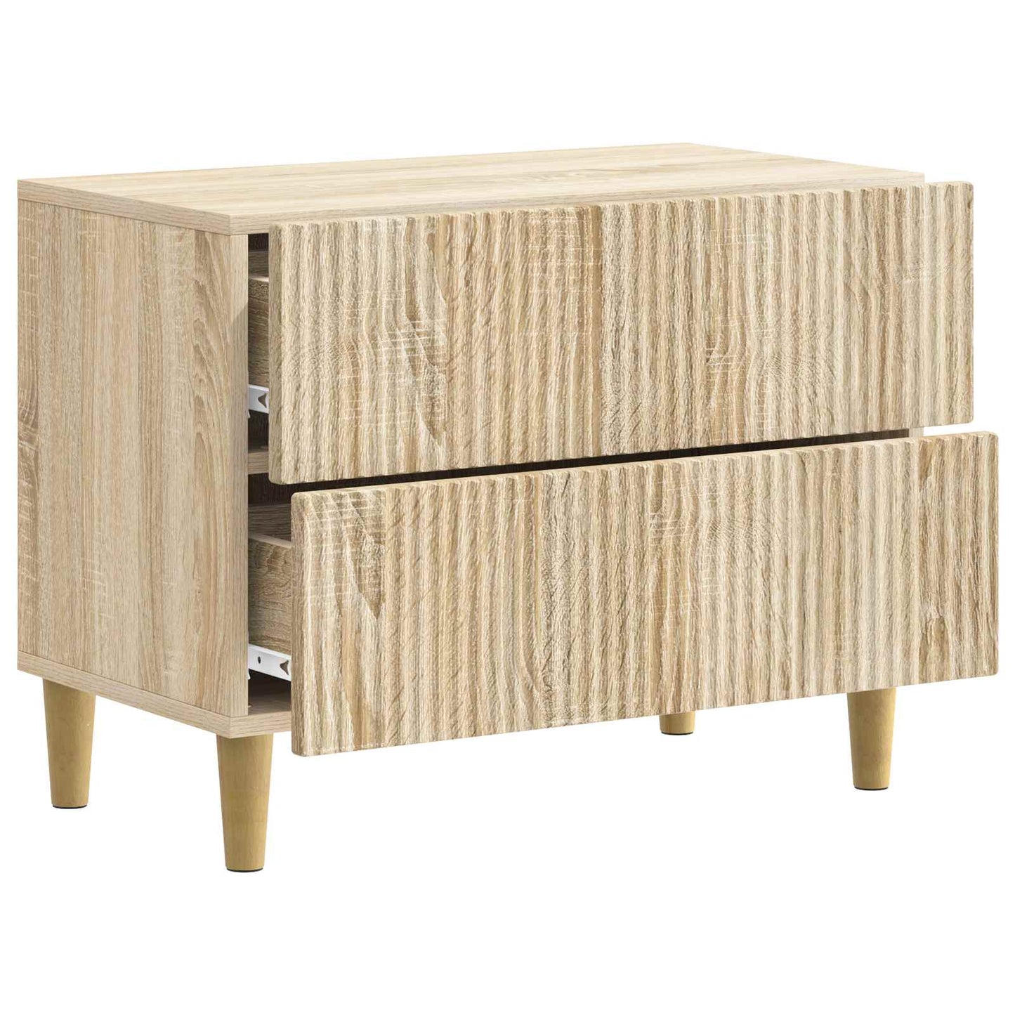 Bedside Cabinet Sonoma Oak 62 x 34.5 x 48 cm Engineered Wood
