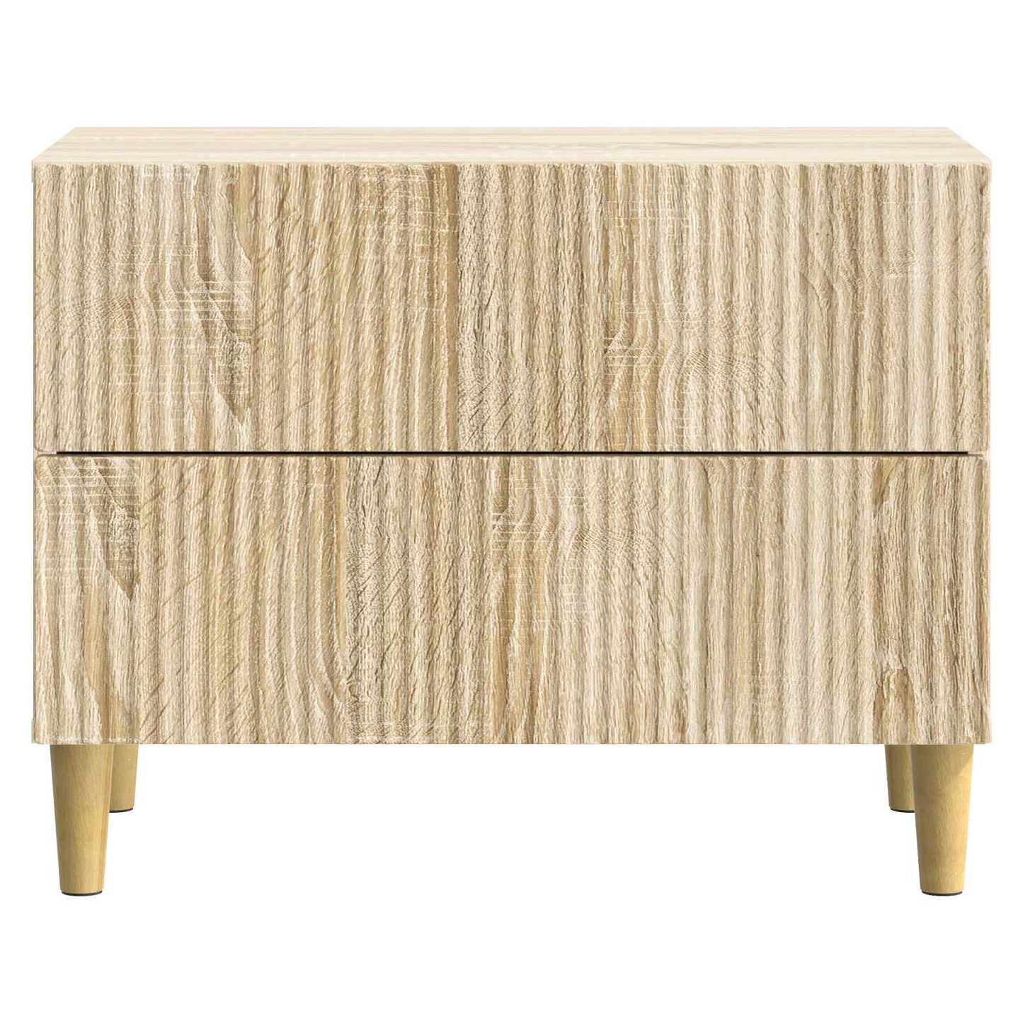 Bedside Cabinet Sonoma Oak 62 x 34.5 x 48 cm Engineered Wood