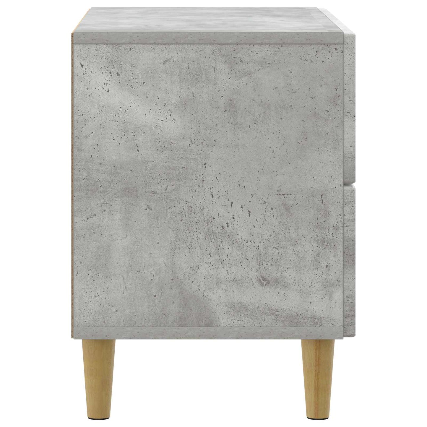 Bedside Cabinet Concrete Grey 62 x 34.5 x 48 cm Engineered Wood
