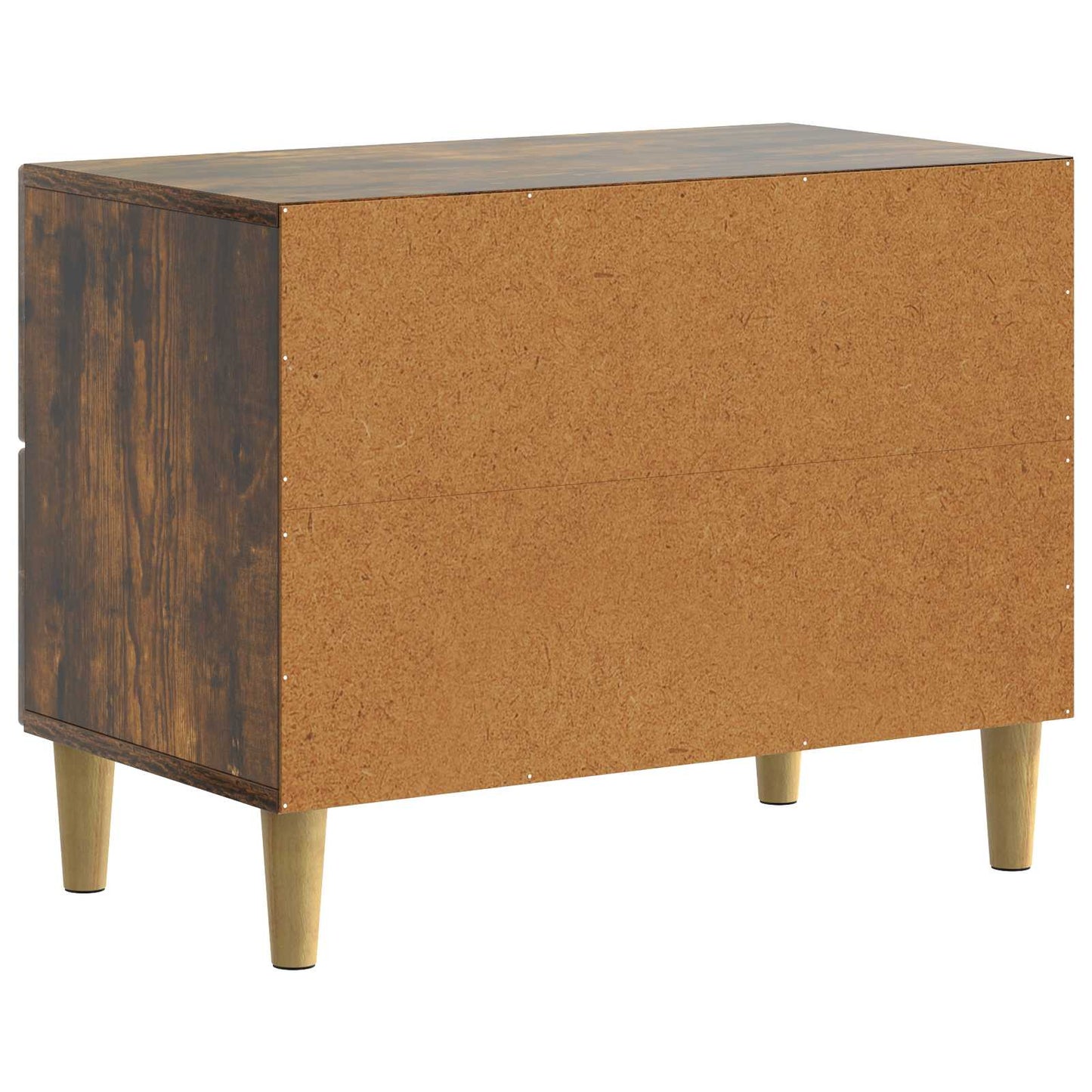 Bedside Cabinet Smoked Oak 62 x 34.5 x 48 cm Engineered Wood