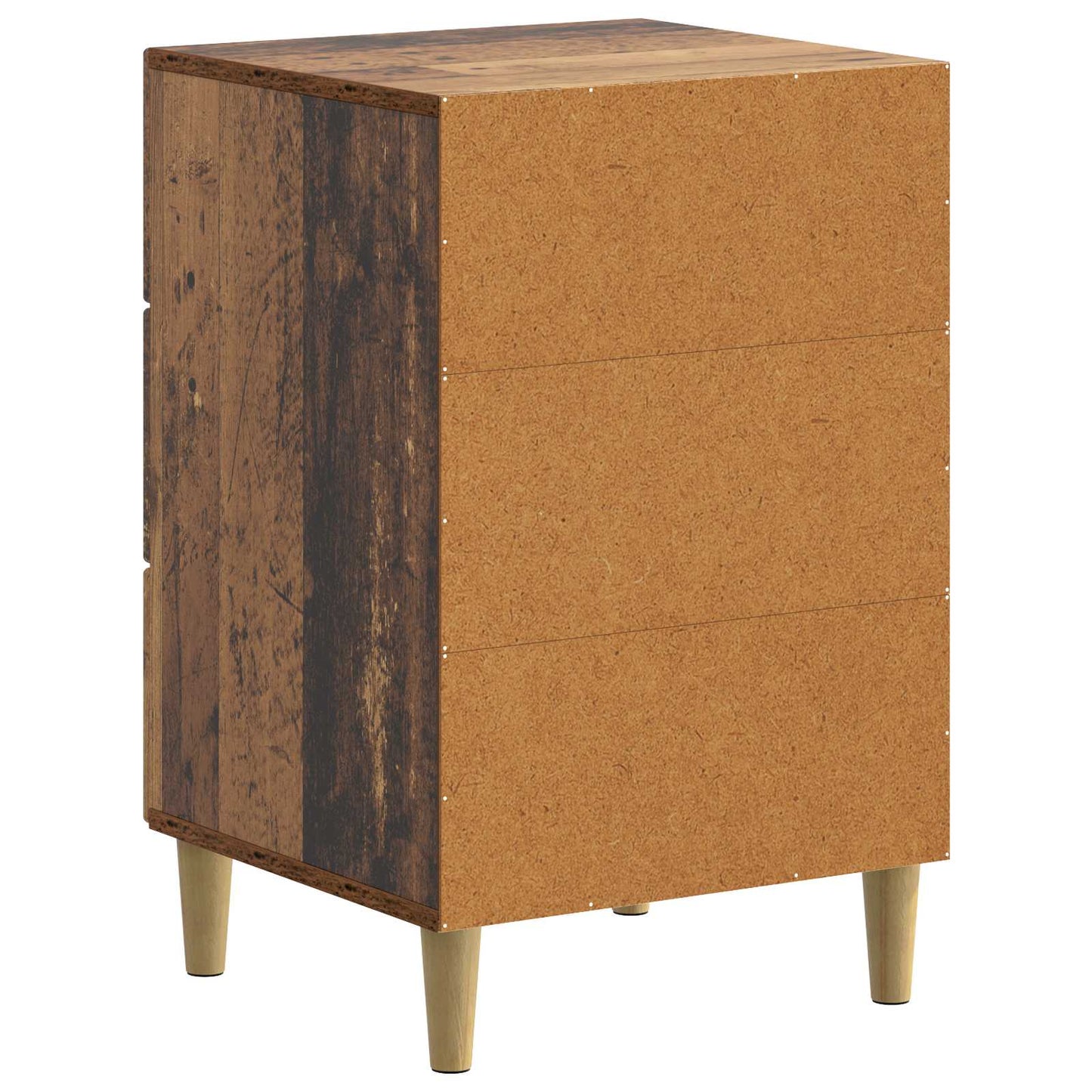 Bedside Cabinet Old Wood 43 x 41 x 66.5 cm Engineered Wood
