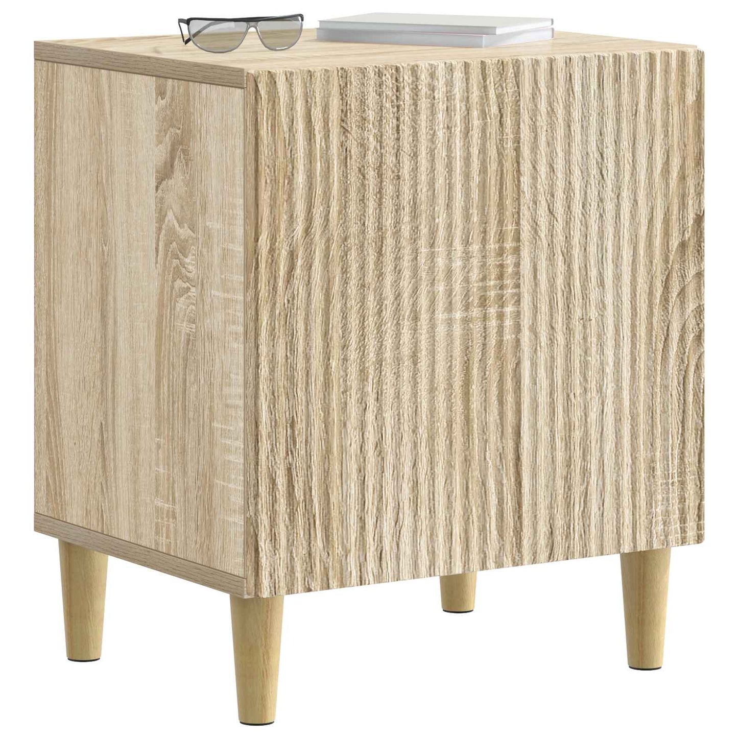 Bedside Cabinet Sonoma Oak 43 x 34.5 x 50 cm Engineered Wood
