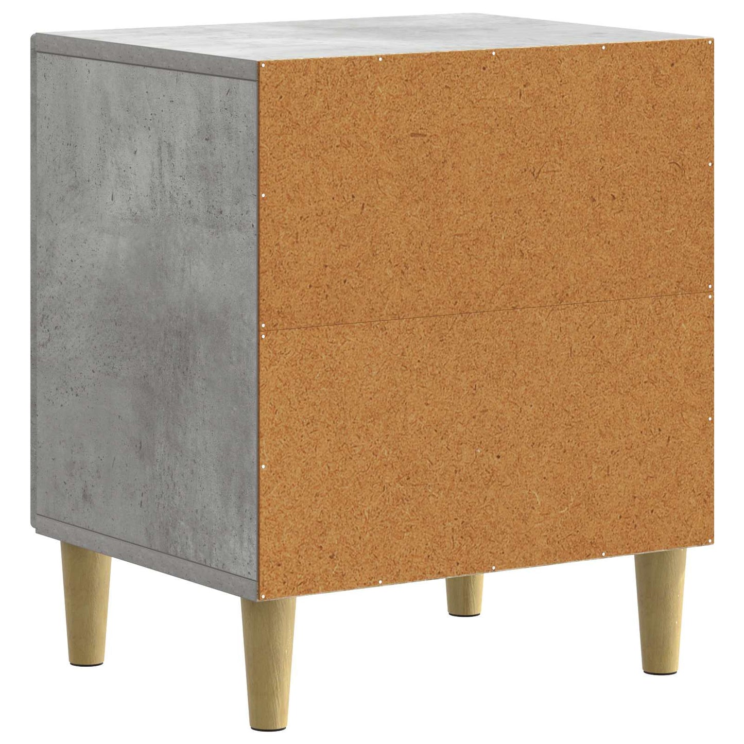 Bedside Cabinet Concrete Grey 43 x 34.5 x 50 cm Engineered Wood