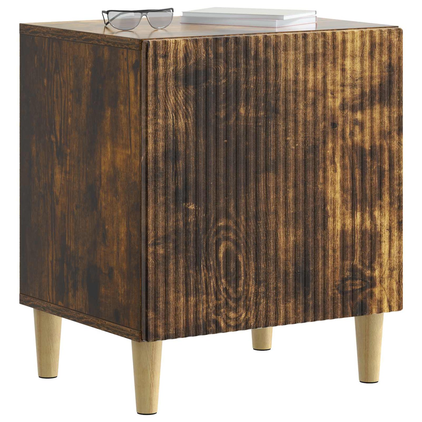 Bedside Cabinet 2 pcs Smoked Oak 43 x 34.5 x 50 cm