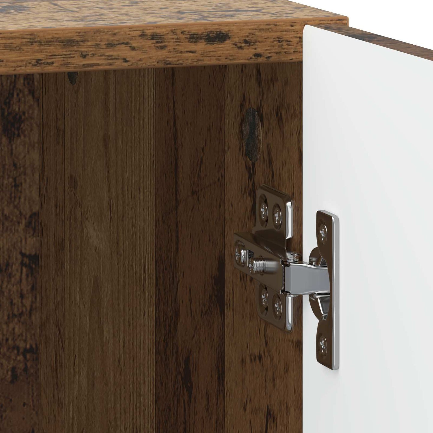 Bedside Cabinet Old Wood 43 x 34.5 x 50 cm Engineered Wood