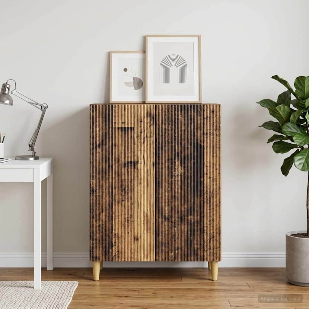 Sideboard Old Wood 66 x 34.5 x 90 cm Engineered Wood