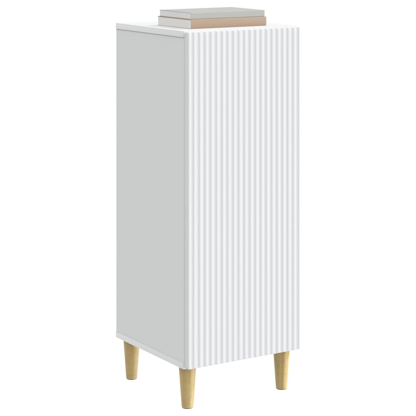 Sideboard White 33 x 34.5 x 90 cm Engineered Wood