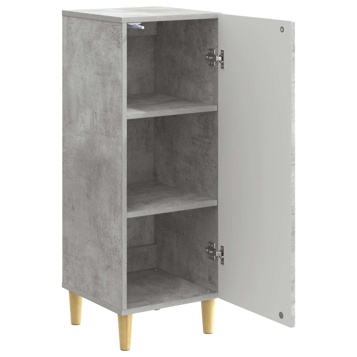 Sideboard Concrete Grey 33 x 34.5 x 90 cm Engineered Wood
