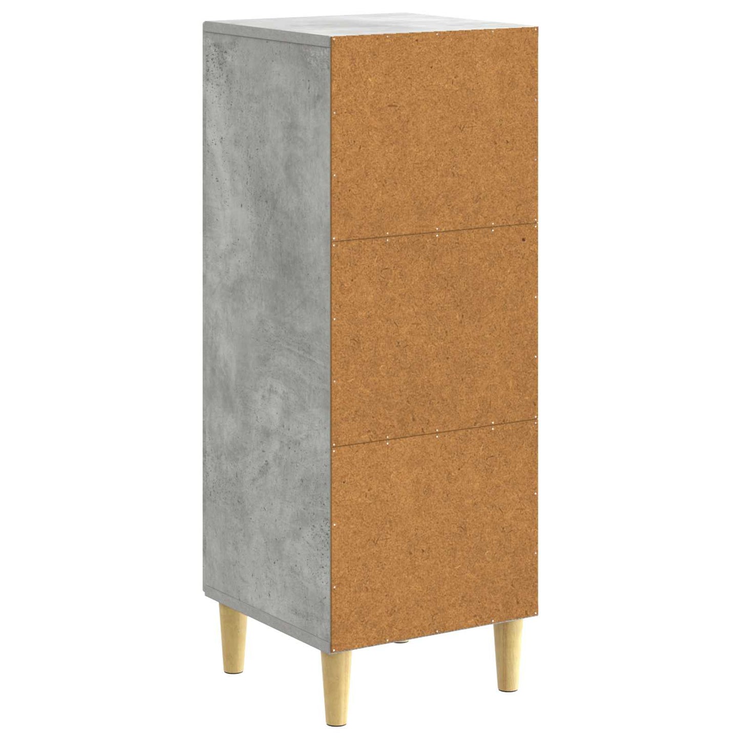 Sideboard Concrete Grey 33 x 34.5 x 90 cm Engineered Wood