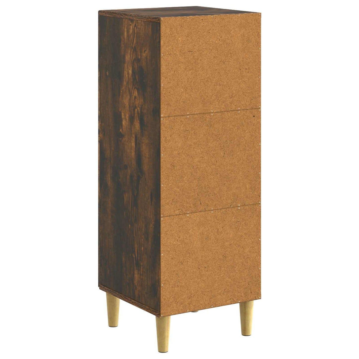 Sideboard Smoked Oak 33 x 34.5 x 90 cm Engineered Wood