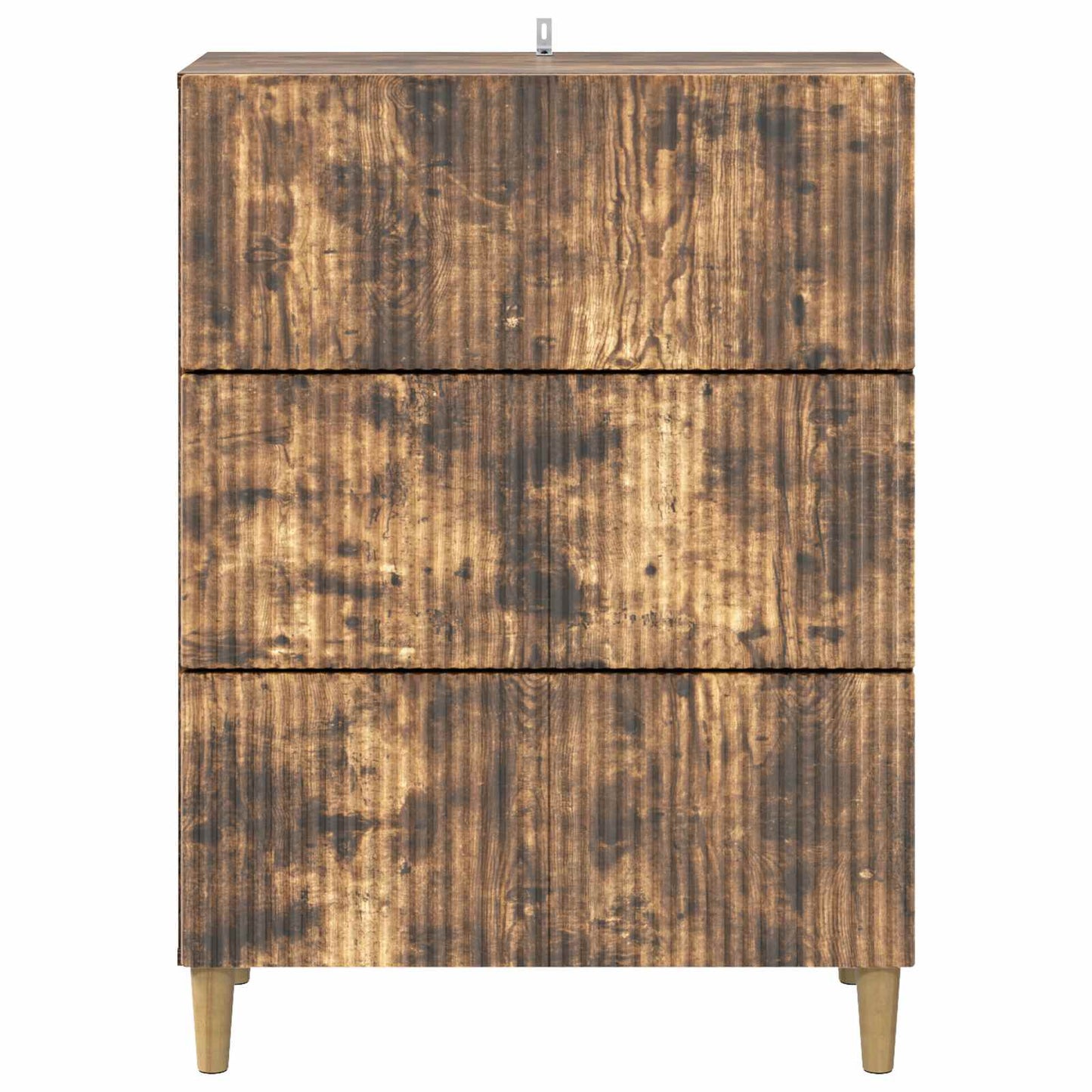 Drawer Cabinet 66 x 34.5 x 90 cm Engineered Wood Smoked Oak
