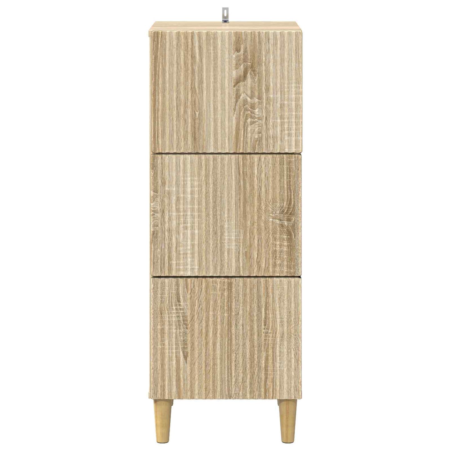 Drawer Cabinet Sonoma Oak 33 x 34.5 x 90 cm Engineered Wood