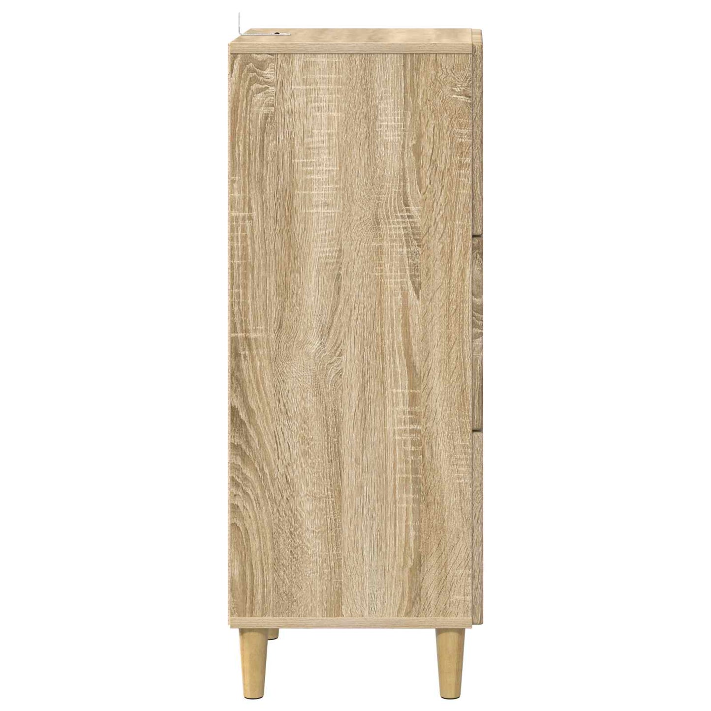 Drawer Cabinet Sonoma Oak 33 x 34.5 x 90 cm Engineered Wood