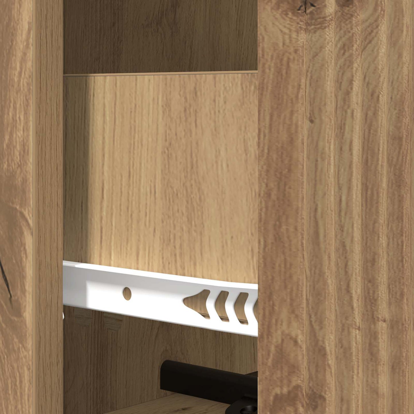 Drawer Cabinet Artisan Oak 33 x 34.5 x 90 cm Engineered Wood