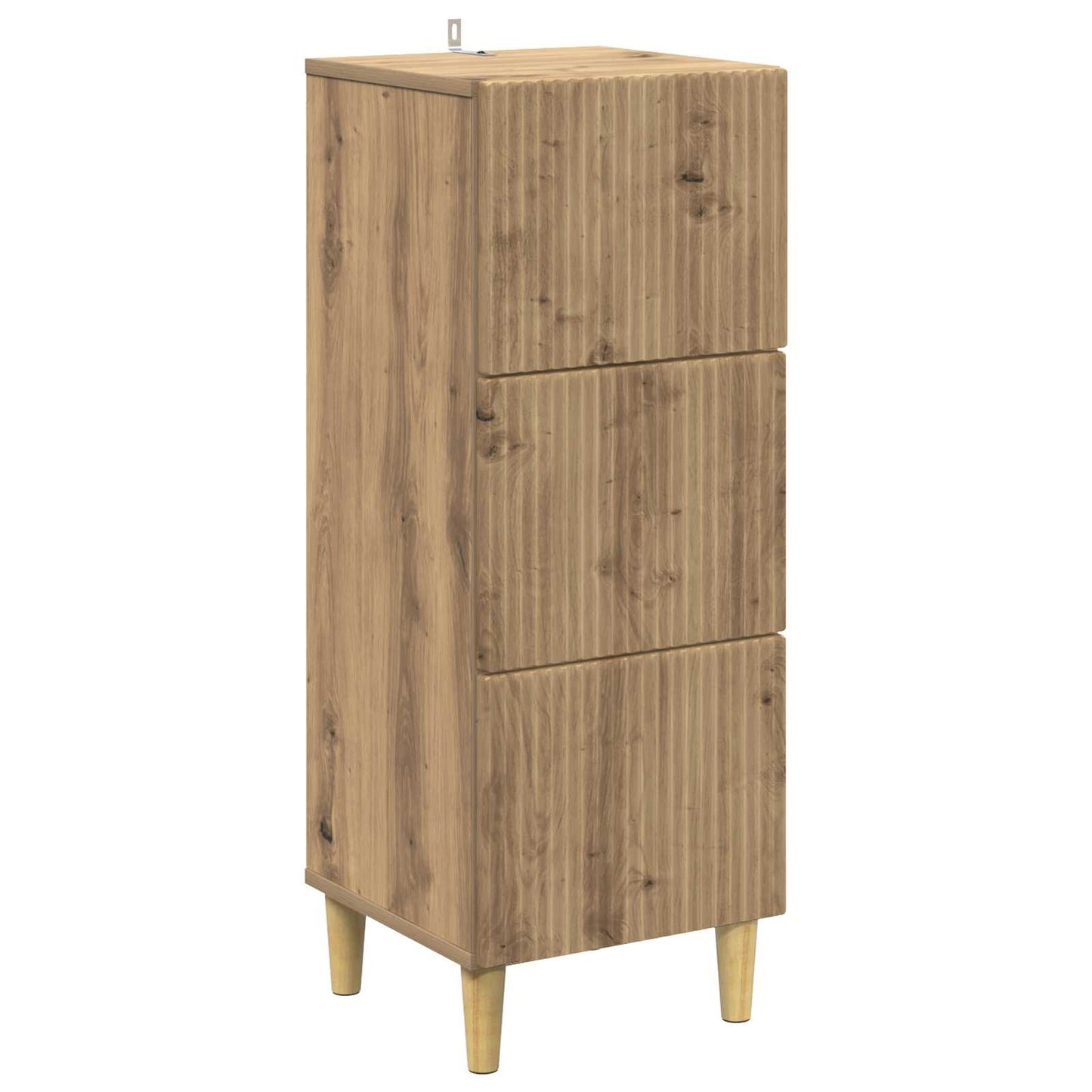 Drawer Cabinet Artisan Oak 33 x 34.5 x 90 cm Engineered Wood