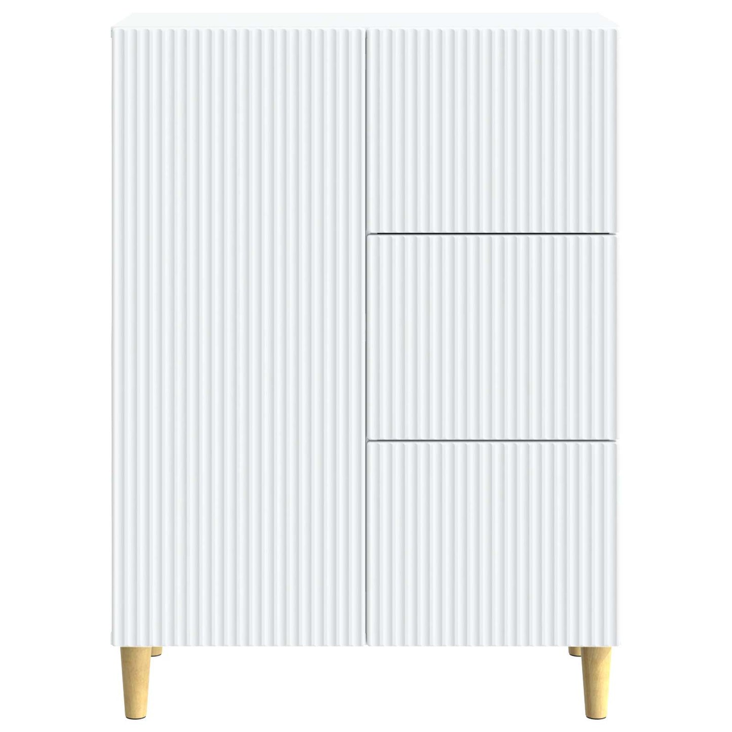 Sideboard White 66 x 34.5 x 90 cm Engineered Wood
