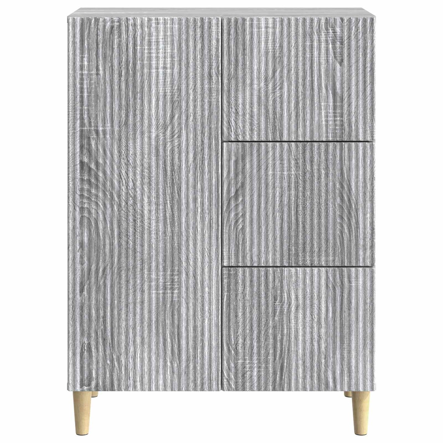 Sideboard Grey Sonoma 66 x 34.5 x 90 cm Engineered Wood