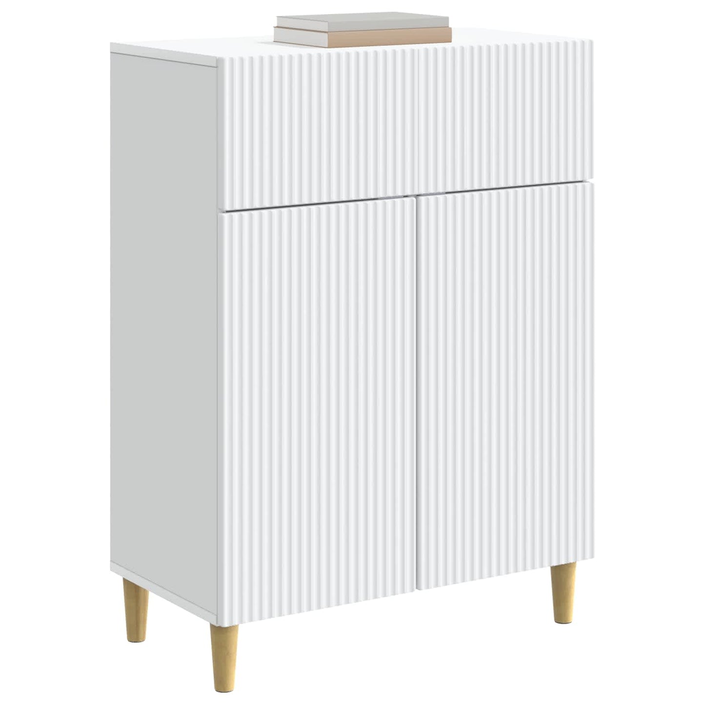 Sideboard White 66 x 34.5 x 90 cm Engineered Wood