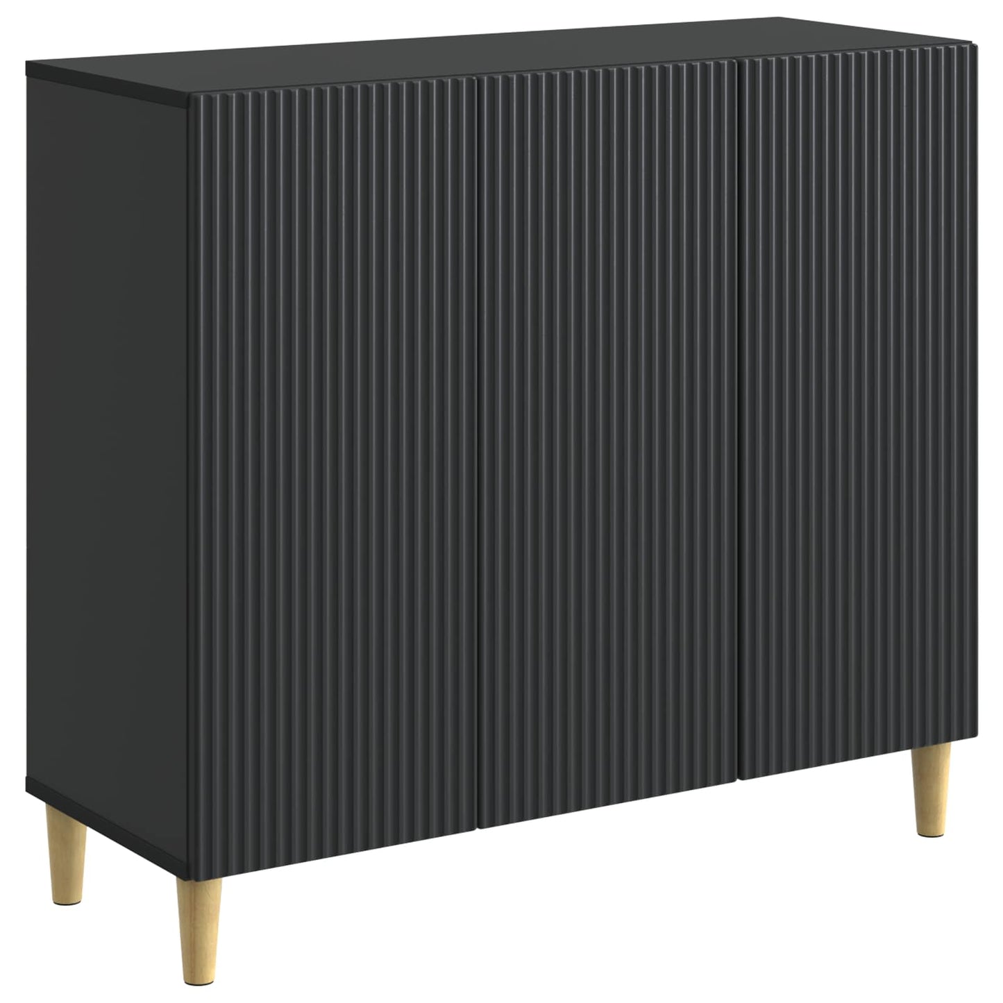 Sideboard Black 89 x 34.5 x 80 cm Engineered Wood