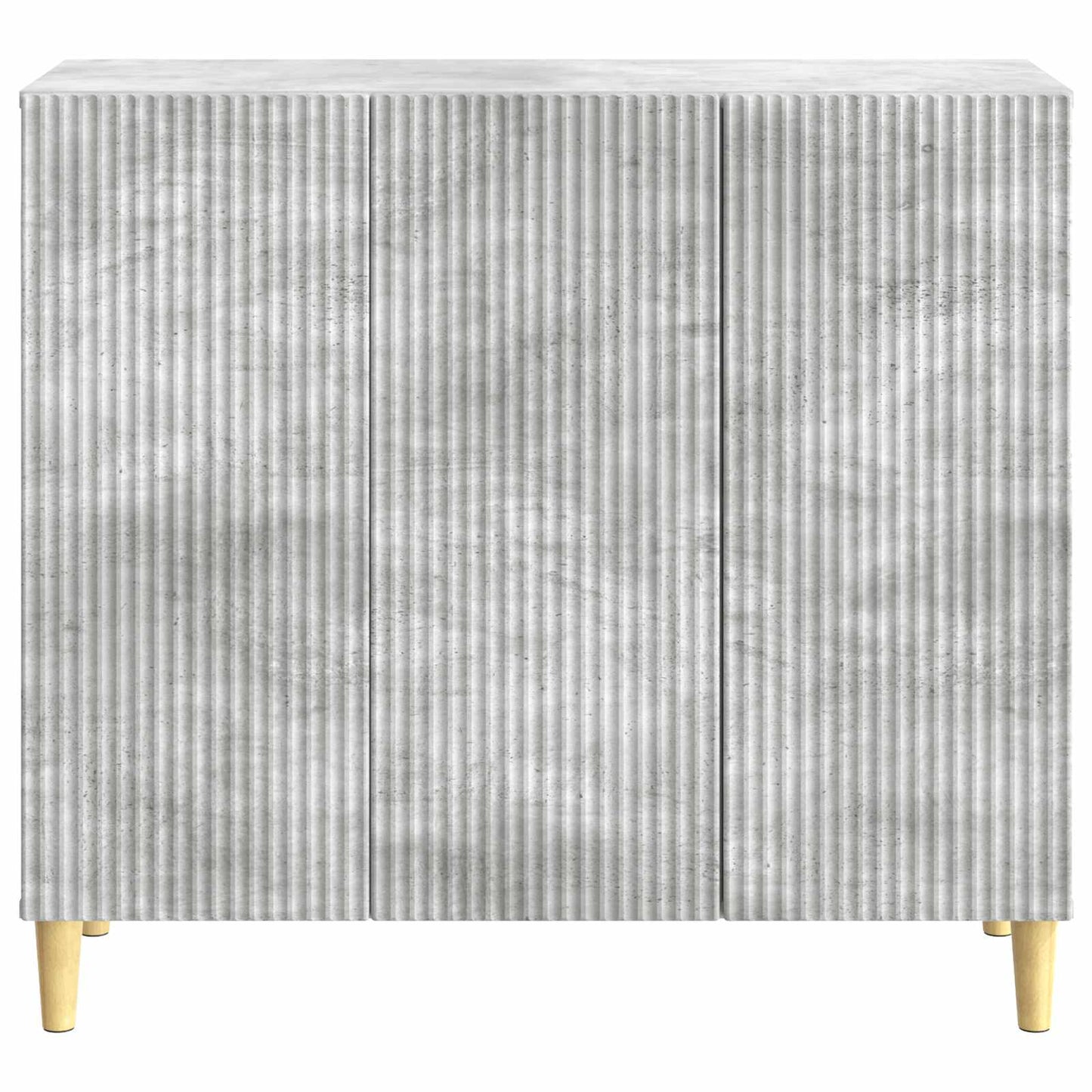 Sideboard Concrete Grey 89 x 34.5 x 80 cm Engineered Wood