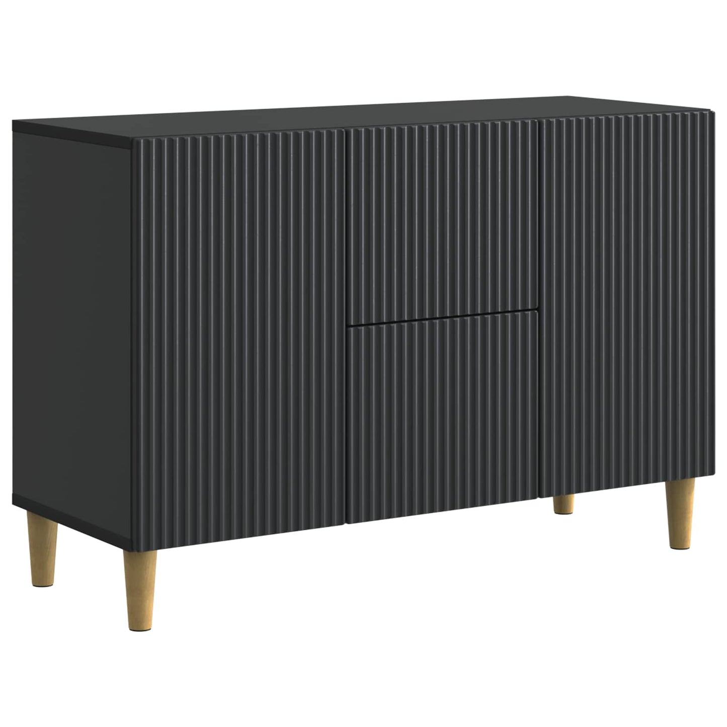 Sideboard Black 89 x 34.5 x 60 cm Engineered Wood