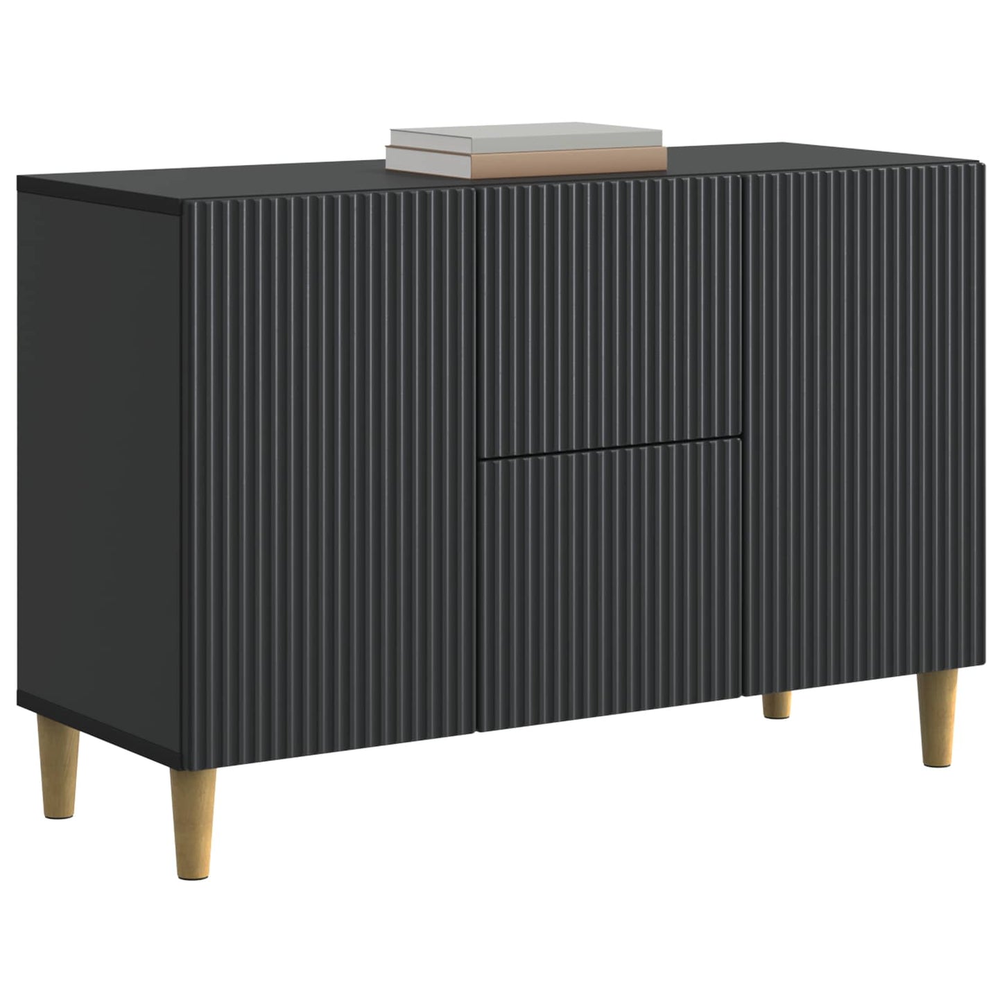 Sideboard Black 89 x 34.5 x 60 cm Engineered Wood